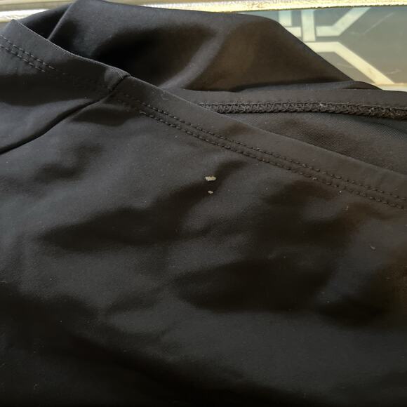 Ruffle Swim Skirt With Briefs‎ Aqua Green® Black Size: 24W / 26W Plus - Picture 4 of 4